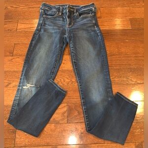 American Eagle Next Level Stretch Skinny Jeans Women’s 2 Long Y2K